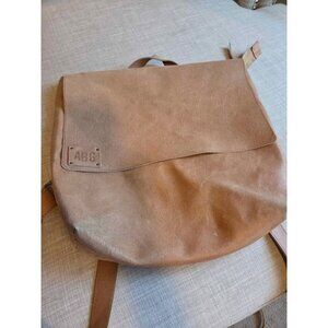 ABG leather satchel backpack bag